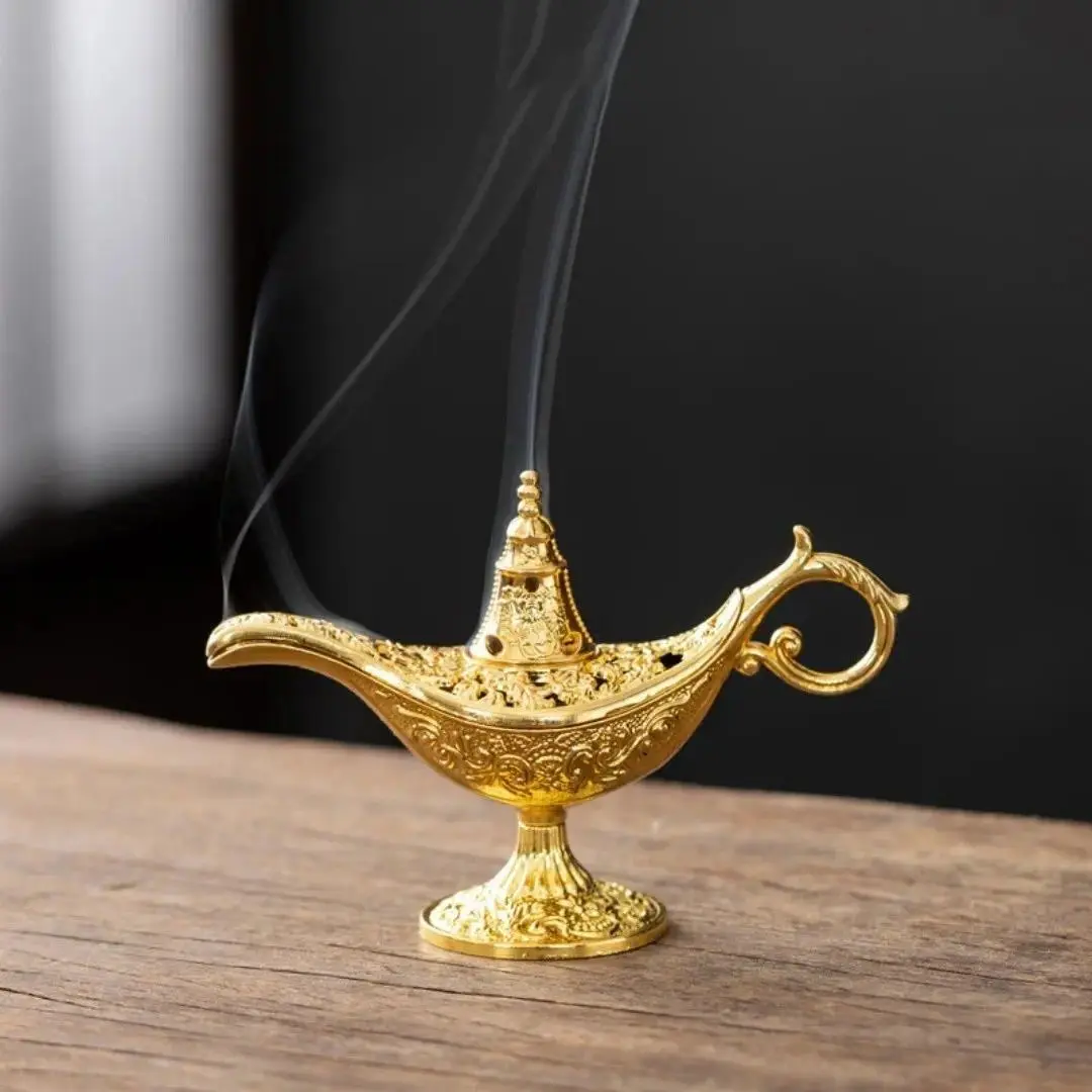 Home Fragrance Incense - Eski tarz Aladdin tütsülüğü, sihirli lamba