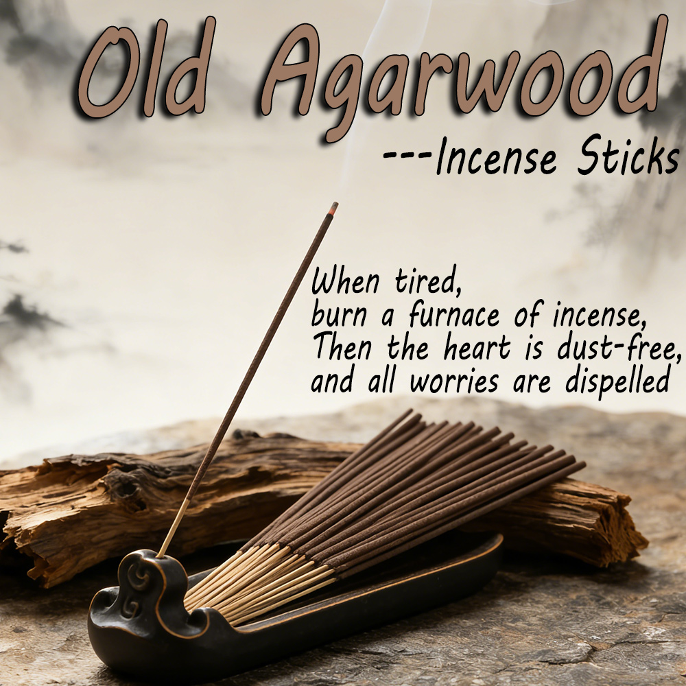 Home Fragrance Homemade - Yüksek Kaliteli Eskitilmiş Agarwood Tütsü Çubukları,