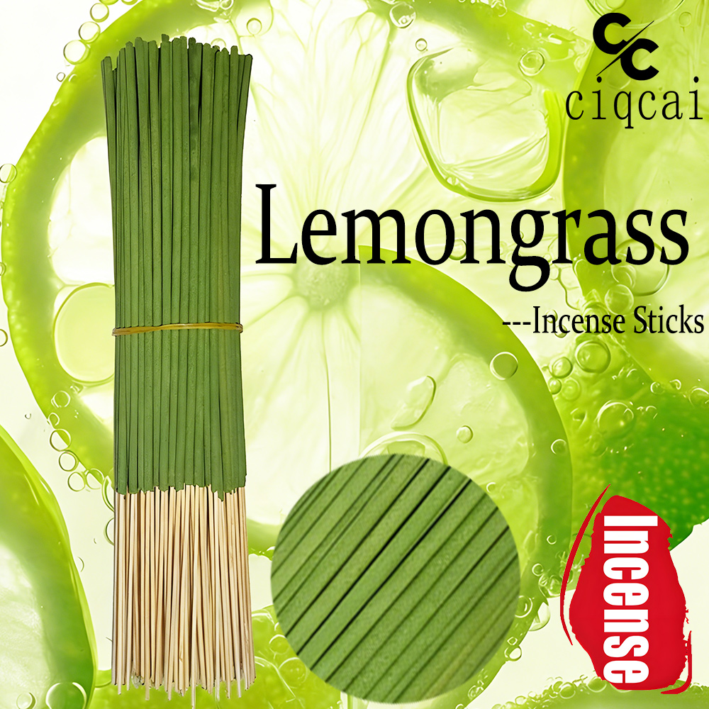 Home Fragrance Homemade - Limon otu aromalı premium kalın tütsü