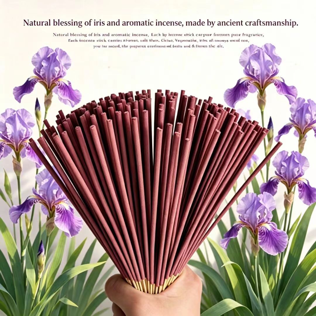 Home Fragrance Iris - 22 cm İris Çiçeği Tütsü Çubukları,