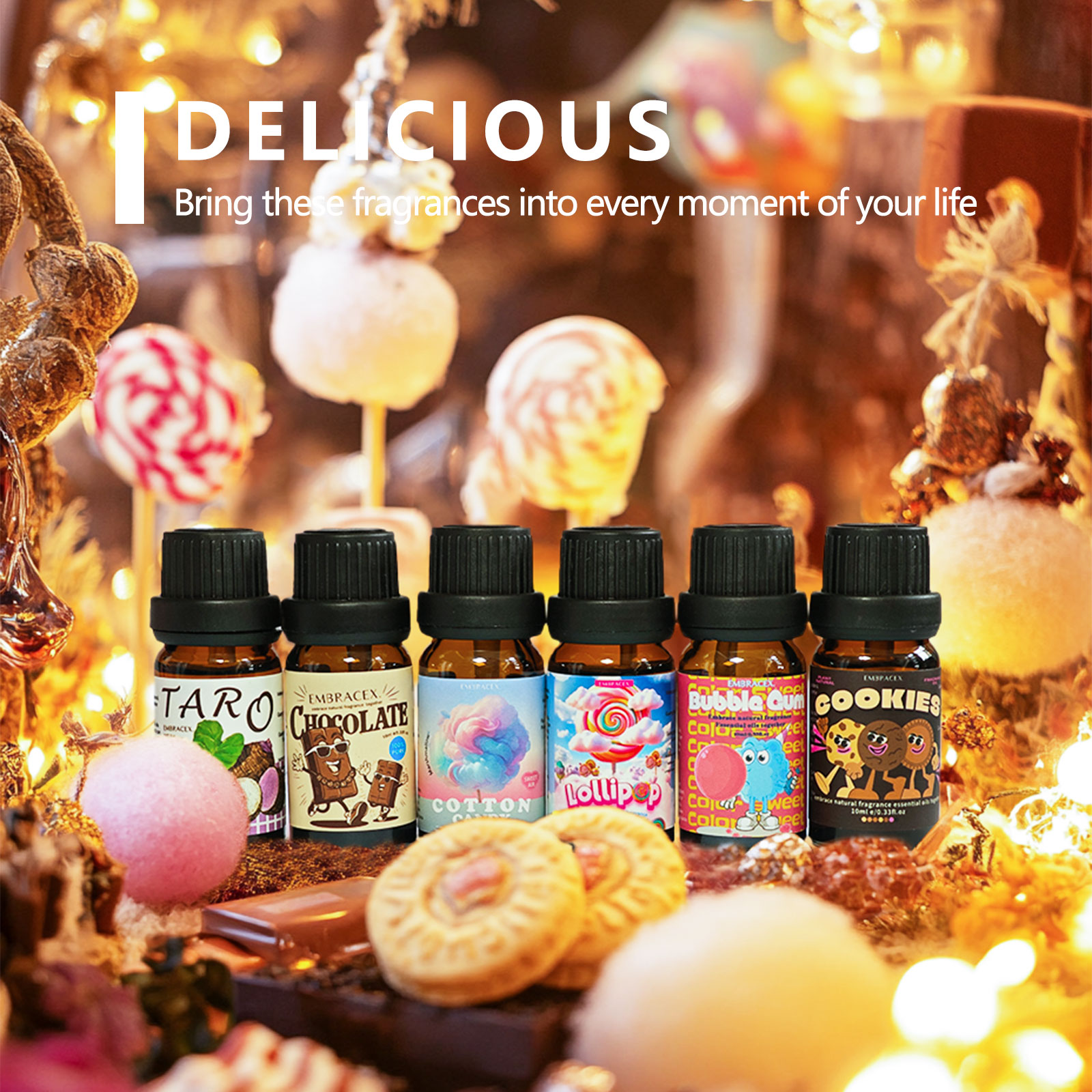 6PC/1Set Lezzetli Koku Yağları - Home Fragrance Liquid incelemesi ve fiyatı